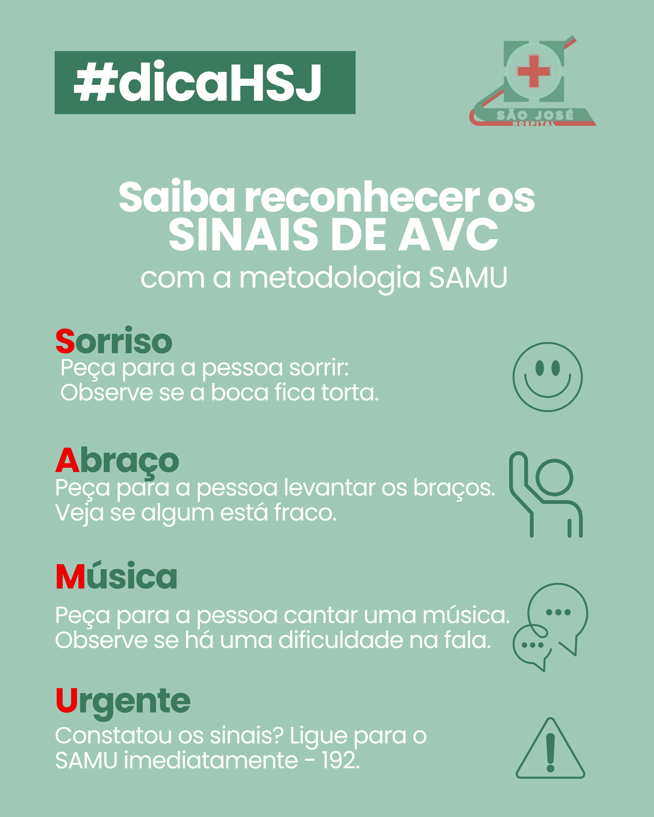 Dica HSJ: Saiba como identificar um AVC