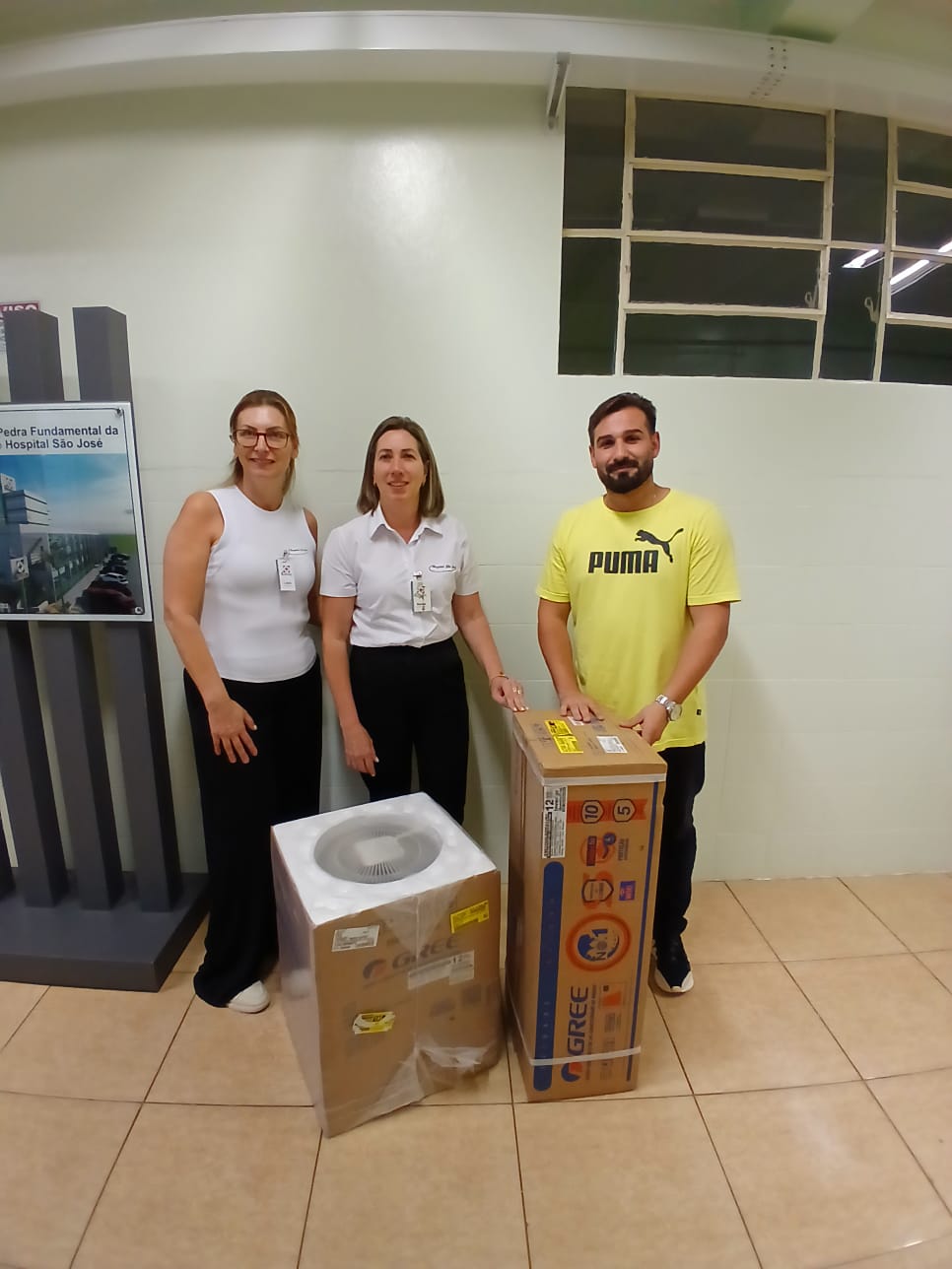 Vereador realiza doação ao São José