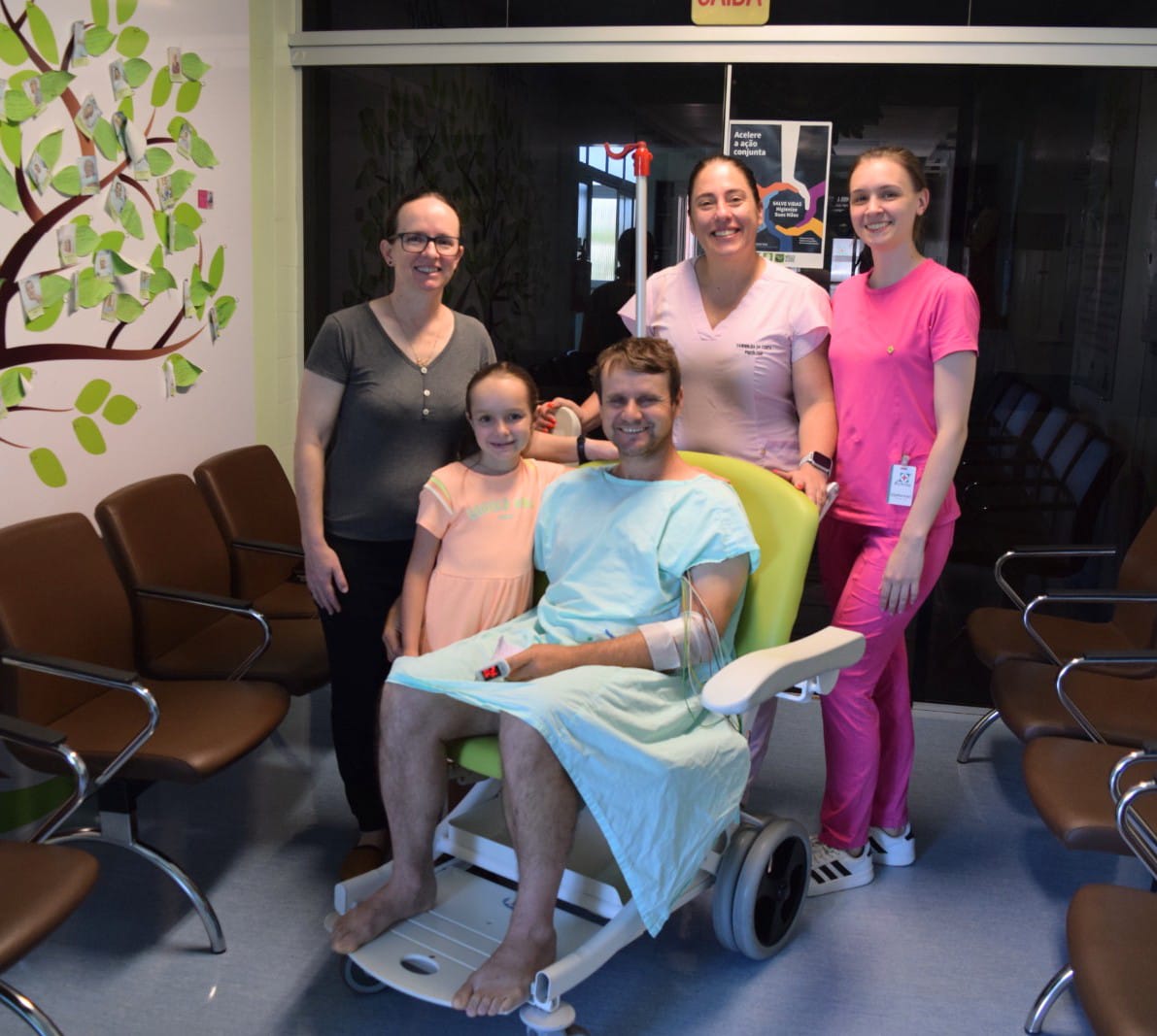 Visita especial em nossa UTI