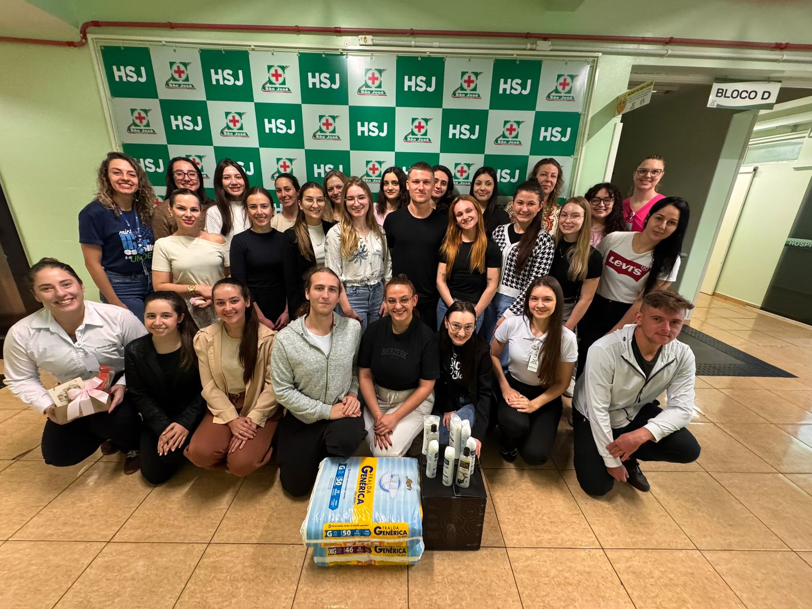 HSJ recebe acadêmicos de psicologia da Unoesc Pinhalzinho