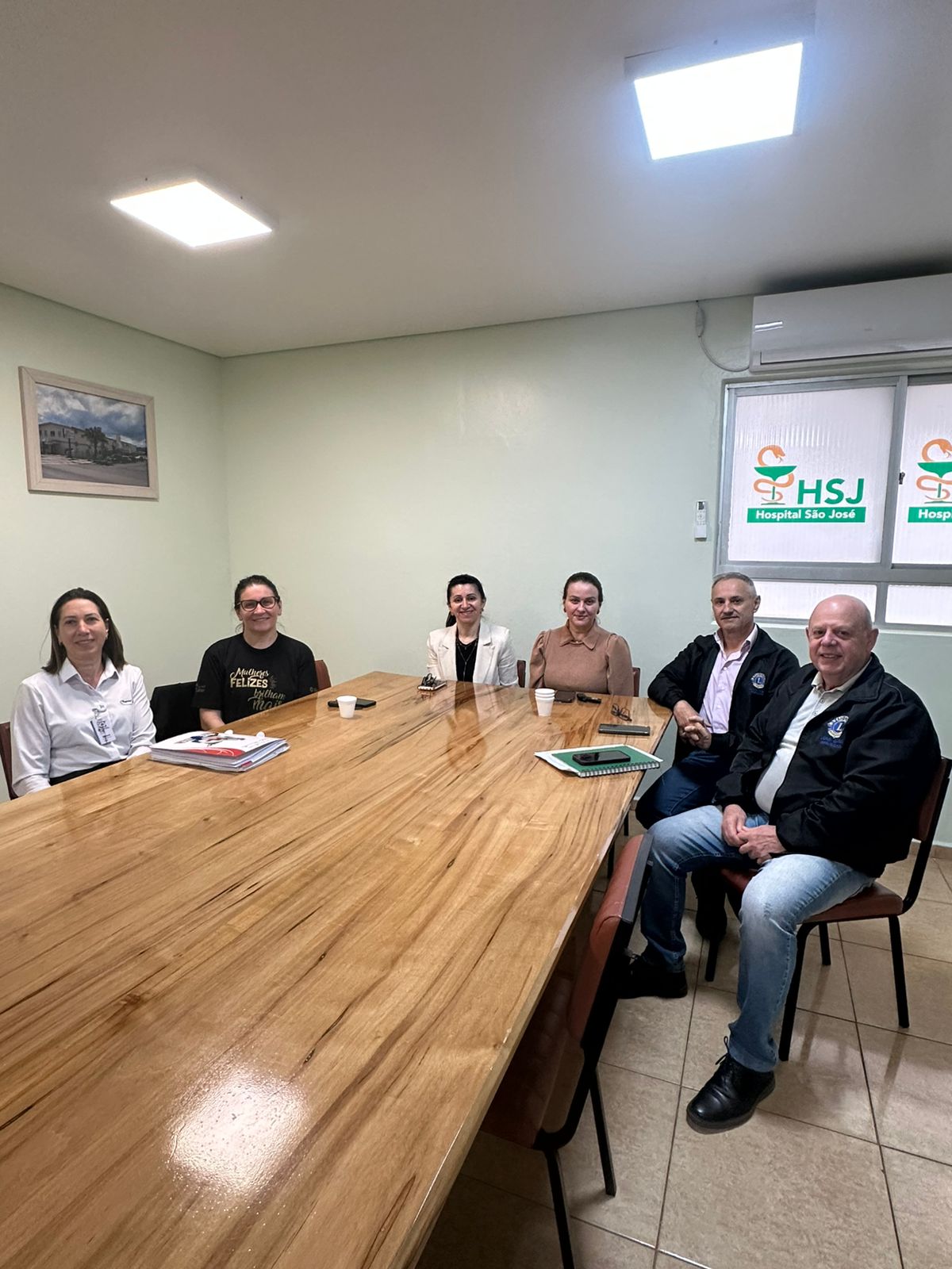 HSJ recebe clubes de serviço nesta manhã 02/09